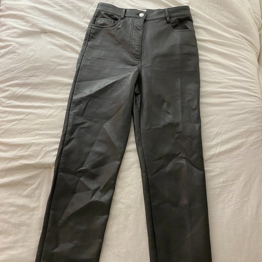 Aritzia Leather Pants